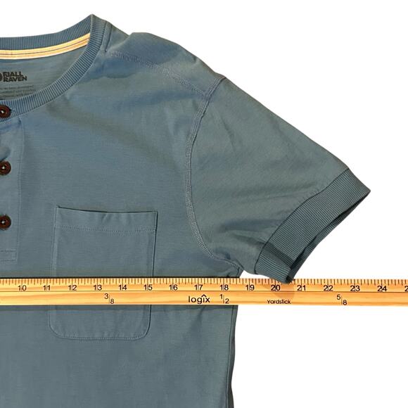 Fjällräven Greenland Henley Tee – Men’s Medium (Blue, Made in Portugal) - Picture 4 of 6